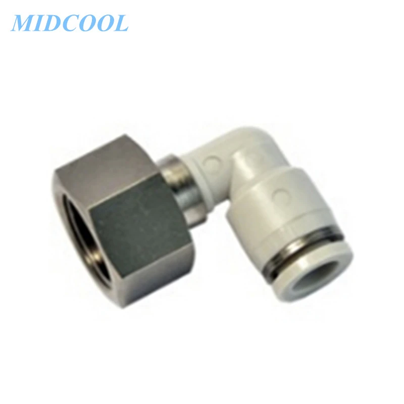 One-Touch Fitting PLF Series PLF4M5/01/02 PLF6M5/01/02/03 PLF801/02/03 PLF10 PLF12 Threaded Type Female Elbow