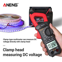 ST209 Pocket Digital Clamp Meter NCV AC DC Voltage Current Ammeter voltmeter Capacitance Ohm tester Non Contact Meter Test