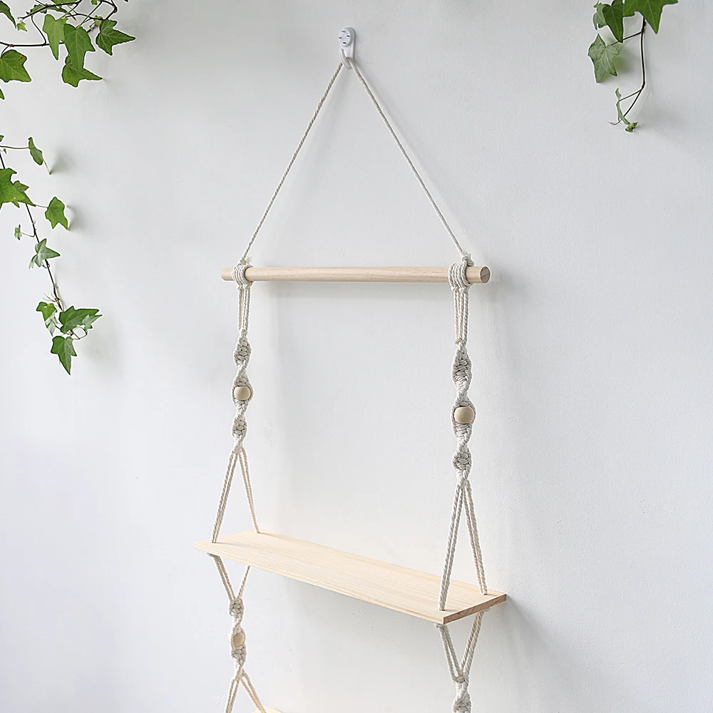 Mensole sospese in macramè a d - Home Decor Modern Organic recensione e prezzo