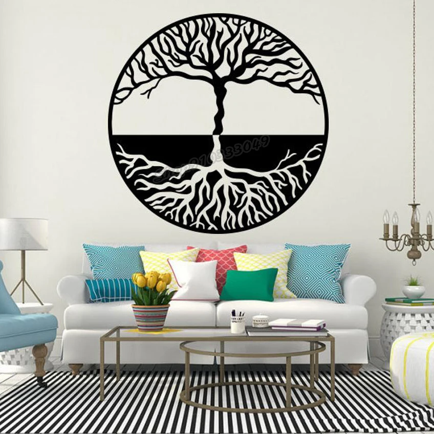 

Tree Branch Forest Wall Sticker Room Decoration tree of life roots birds flying Wall Decal for Bedroom home decor Sticker B291