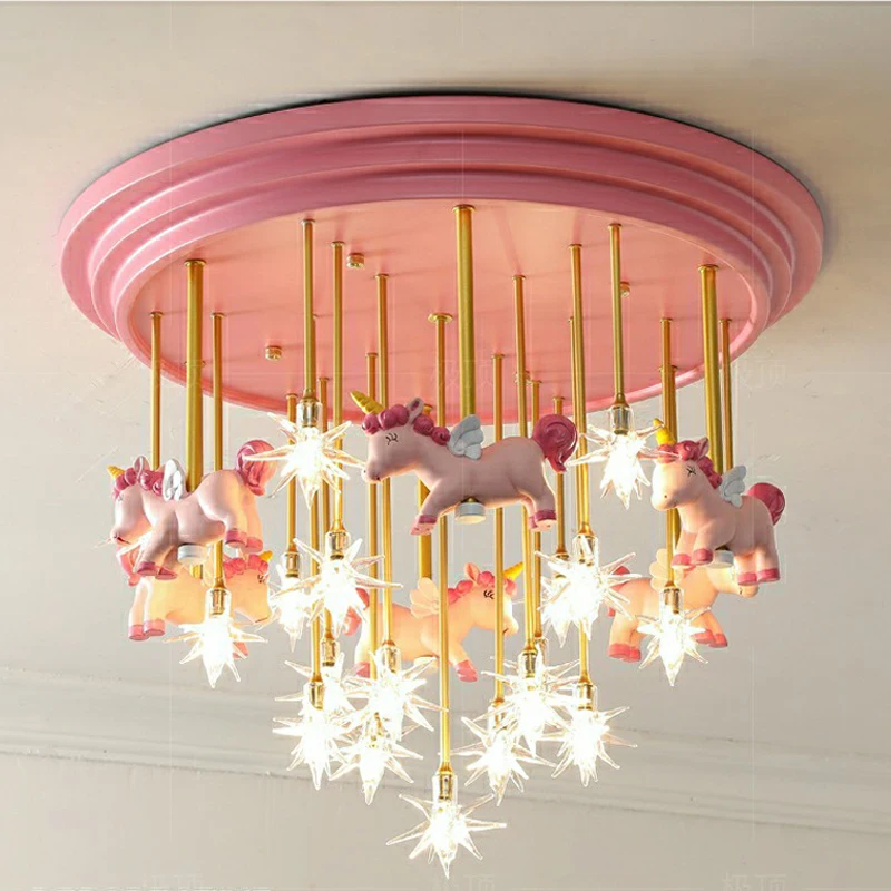 lampada de teto personalizada para quarto romantico iluminacao led moderna simples montada na superficie criativa para criancas 01