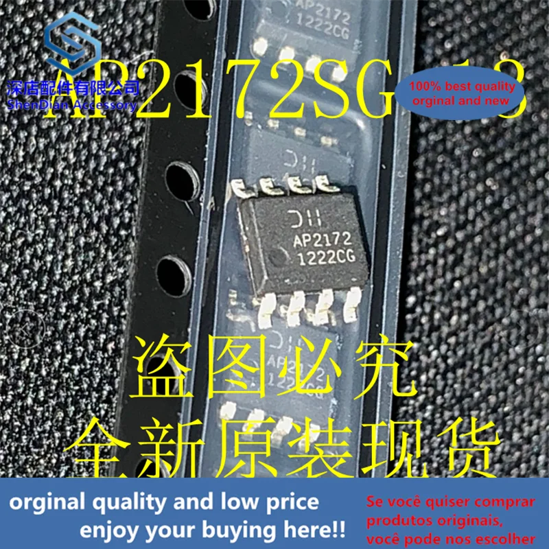 

10pcs 100% orginal and new AP2172SG-13 AP2172 SOP8 best qualtiy