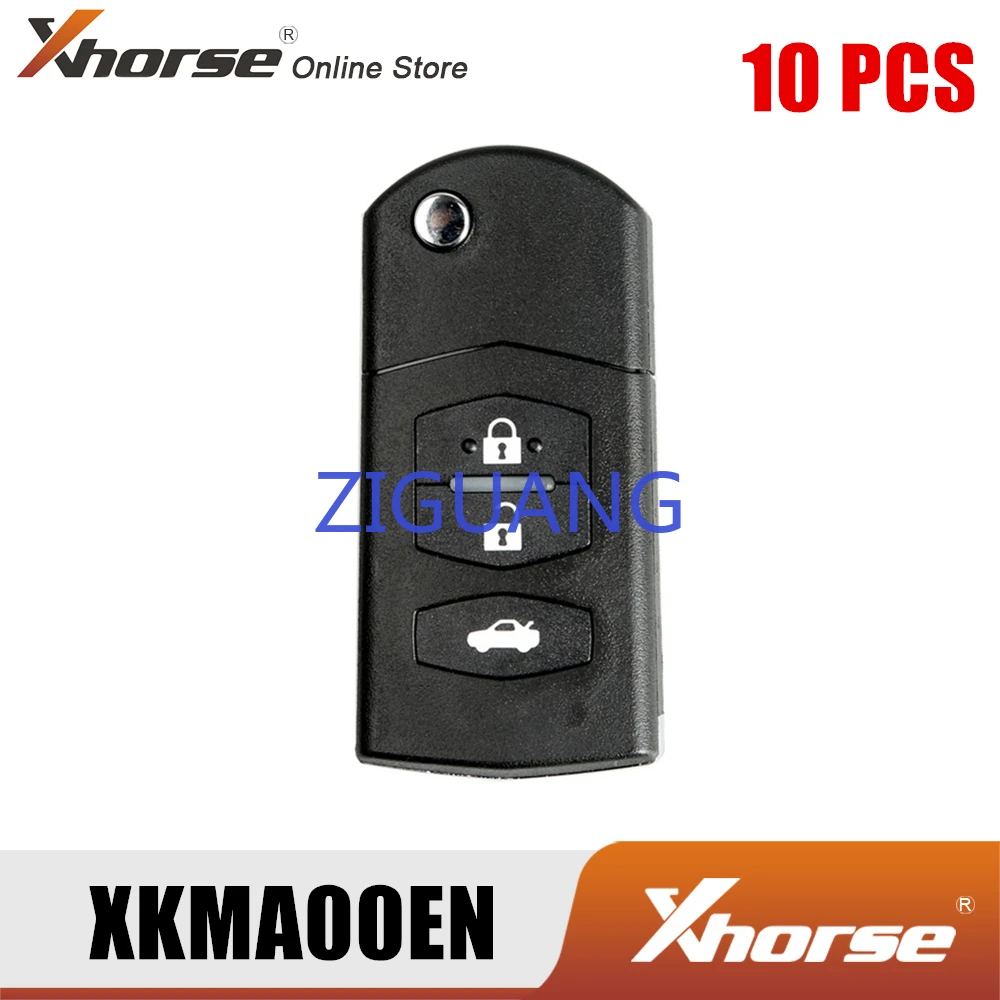 

Xhorse XKMA00EN Wire Remote Key for Mazda Flip 3 Buttons English 10pcs/Lot XKMA00EN Xhorse Keys