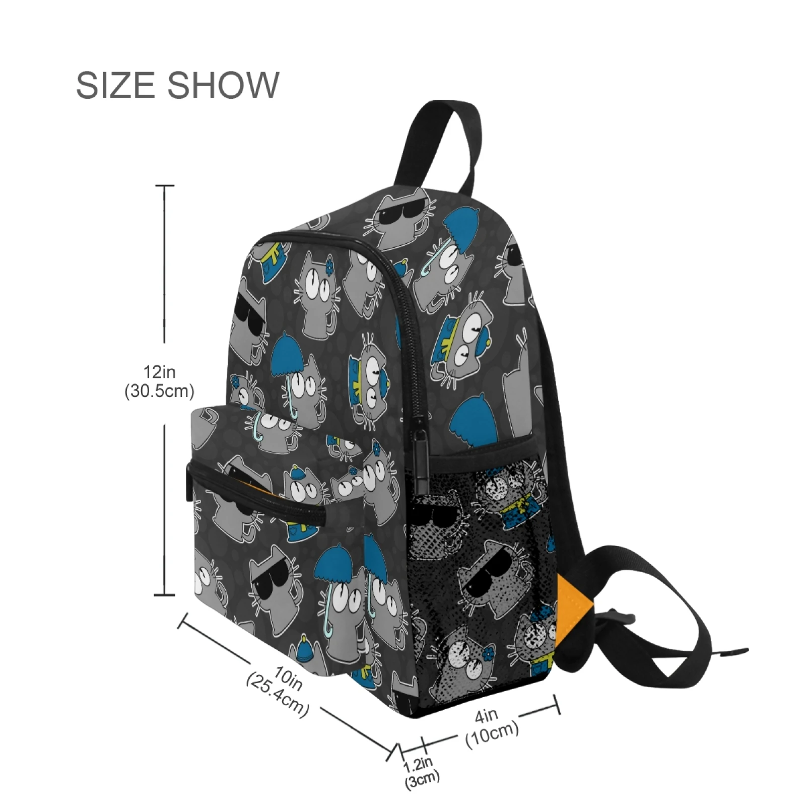 2021 Anti-Lost Mini Cartoon Seamless Cat School Bag Baby Backpack Mochila Children\'s School Bags Kids Backpack For Birthday Gift