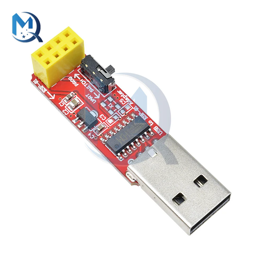 4.5V-5.5V CH340 USB to ESP8266 ESP-01 ESP-01S Adapter Wifi Converter Programmer Module for Arduino Smart Home Wireless Control