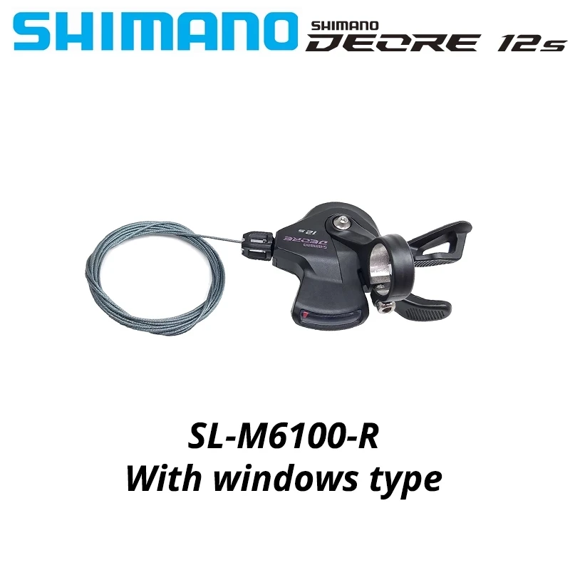 SHIMANO DEORE XT SLX SL M6100 M7100 M8100 Shifter Lever Right 12Speed Left 2Speed for Mountain Bike MTB Bicycle Original Parts