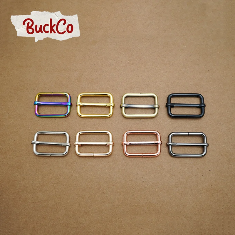 1pc Metal adjstable buckle slider 30mm DIY dog collar buckle harnes belt handbag accessories durable  environmental 8 colours