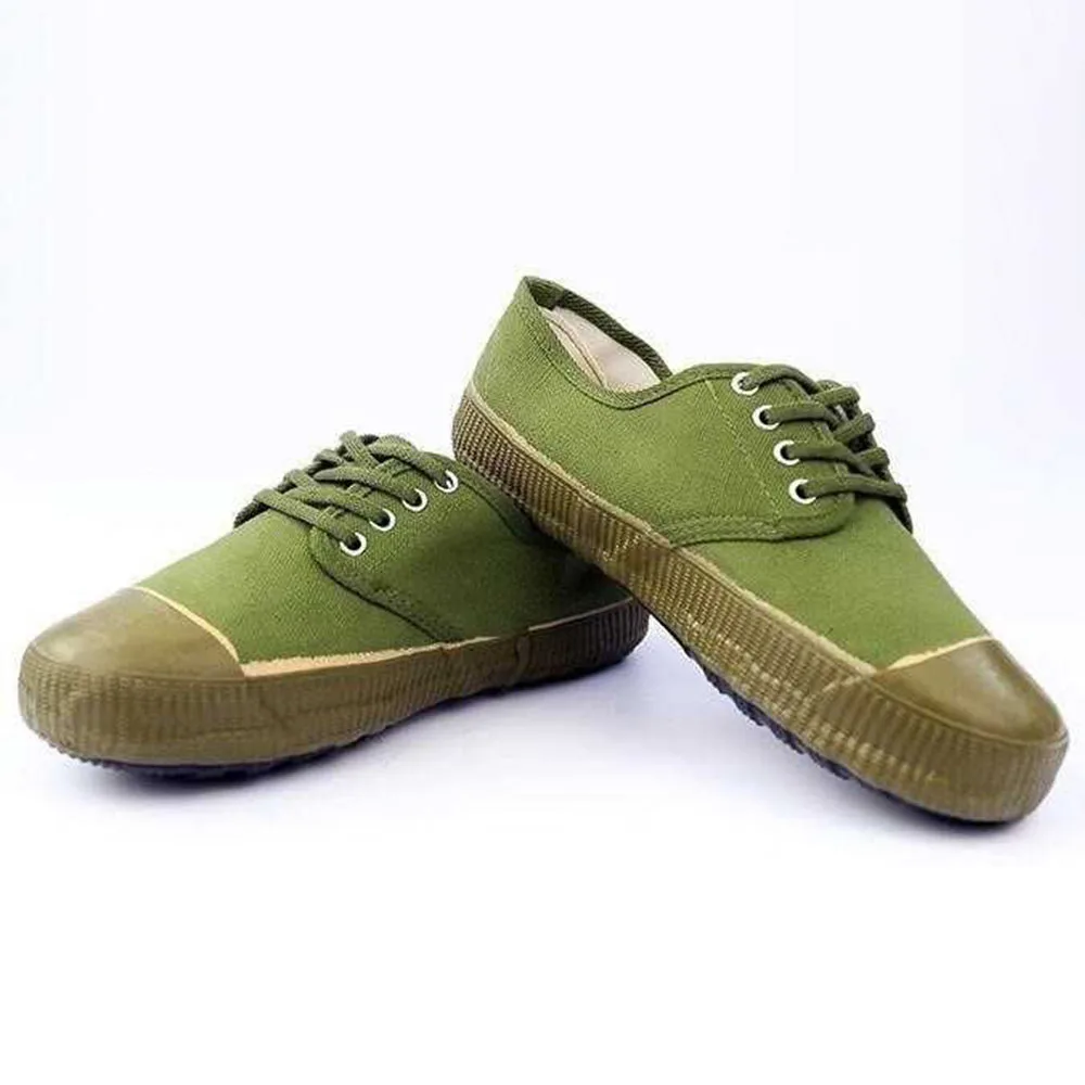 CHINESE ARMY PLA TYPE 65 LIBERATION LOW SHOES CANVAS BOOTS