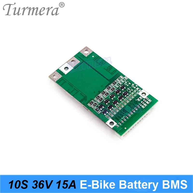Turmera 10S 36 в 15 а BMS с защитной платой балансирующей литиевой батареи для электрического велосипеда 18650 21700 и аккумулятора для электроскутера 42 ...