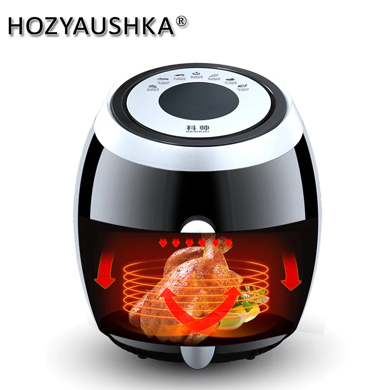 Air Fryer Home Multi-Functionน้ำมันขนาดใหญ่ขนาดใหญ่ความจุไฟฟ้าสมาร์ทเครื่องFries