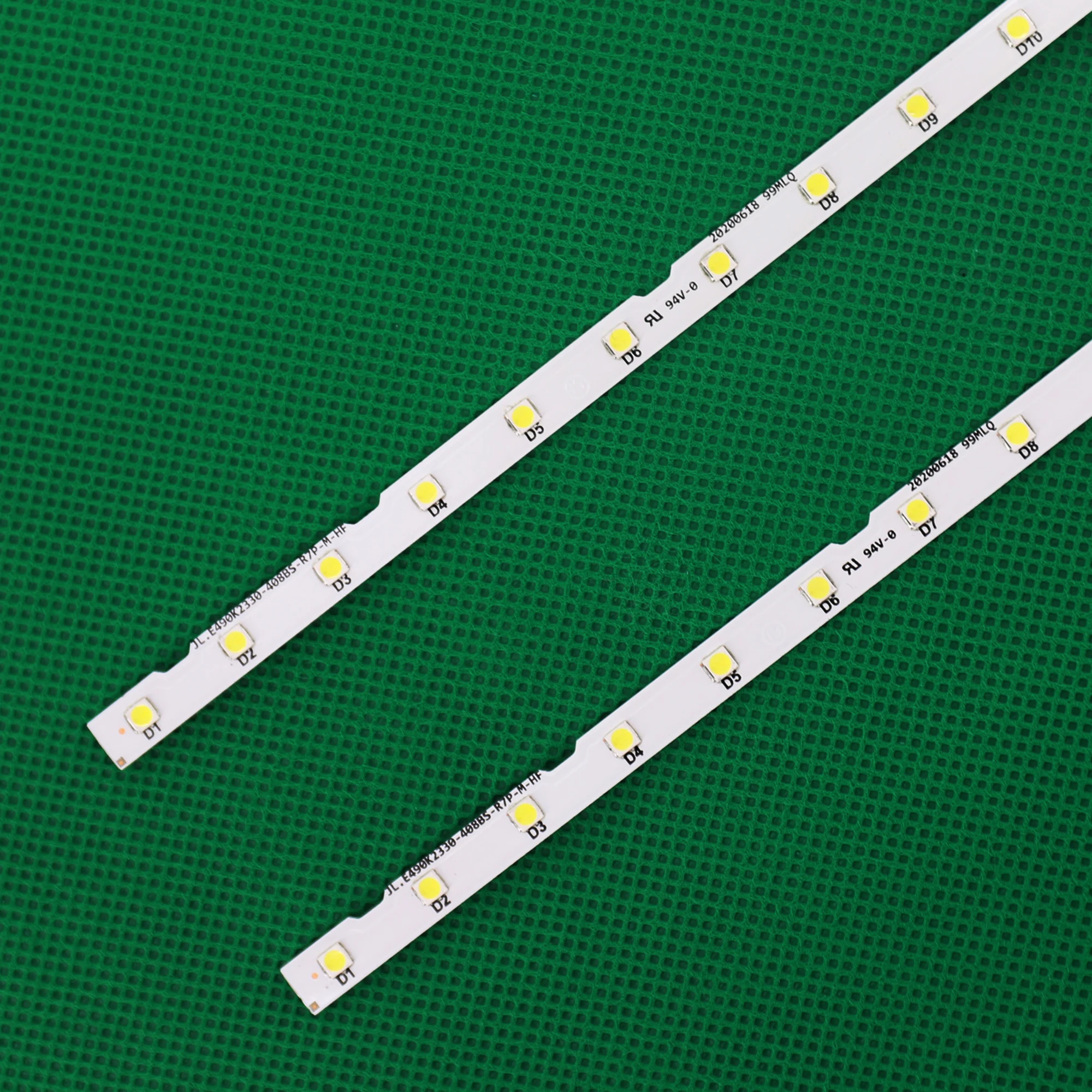 10 sztuk/partia listwa oświetleniowa LED dla Samsung UE49NU7172 UE49NU7670 UE49NU7140 UE49NU7100 NU7100_STS49081_38LEDS_3030F AOT_49_NU7300