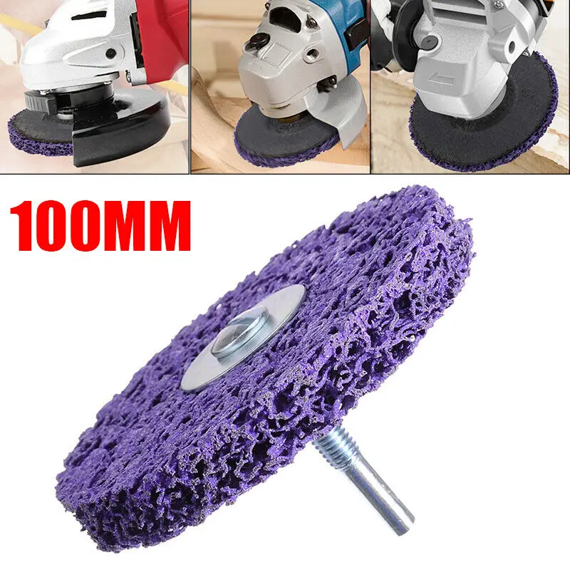 1pc diamètre bande de nettoyage roue meulage disque abrasif pour meuleuse d'angle peinture meuleuse de rouille outil dissolvant diamant disque de meulage