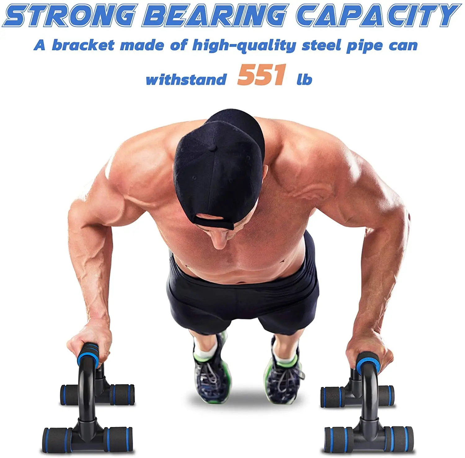 1Pair Push Ups Stands Grip Fitness Equipment Handles Chest Body Buiding Sports Muscular Training Push up racks