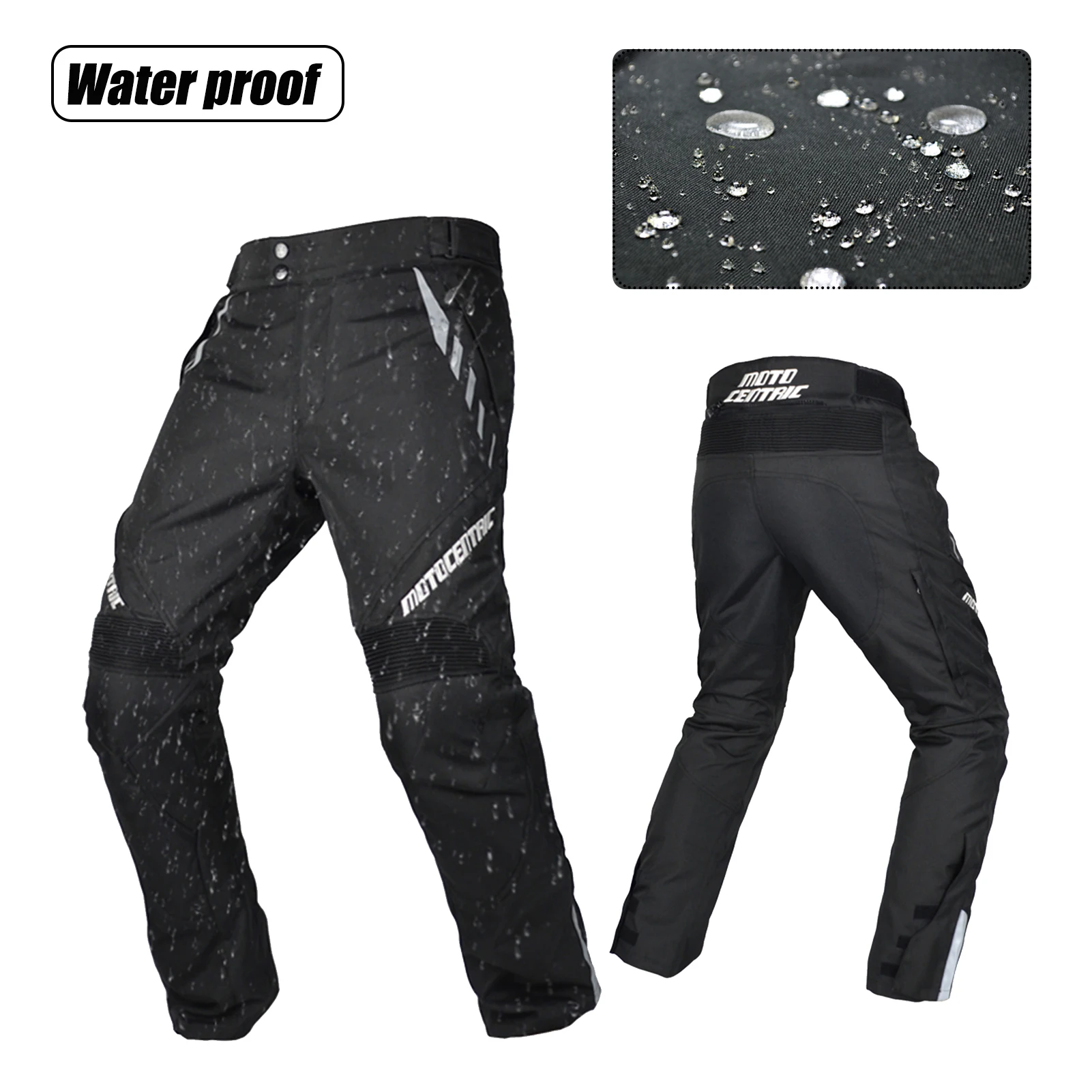 Motorcycle Pants With Detachable Liner Oxford Cloth Windproof Trousers Reflective Strip Waterproof And Warm Cycling Pant