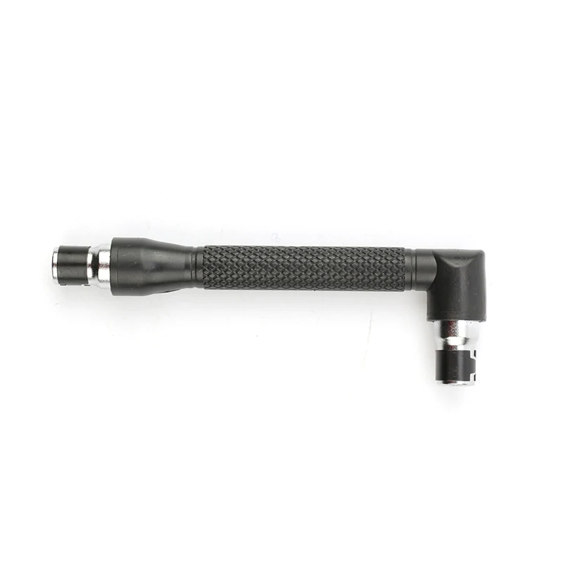 90 degree 6.35mm 1/4 L-Handle Grip Stainless Steel Twin Angle Head Wrench Screwdriver Driver Tool