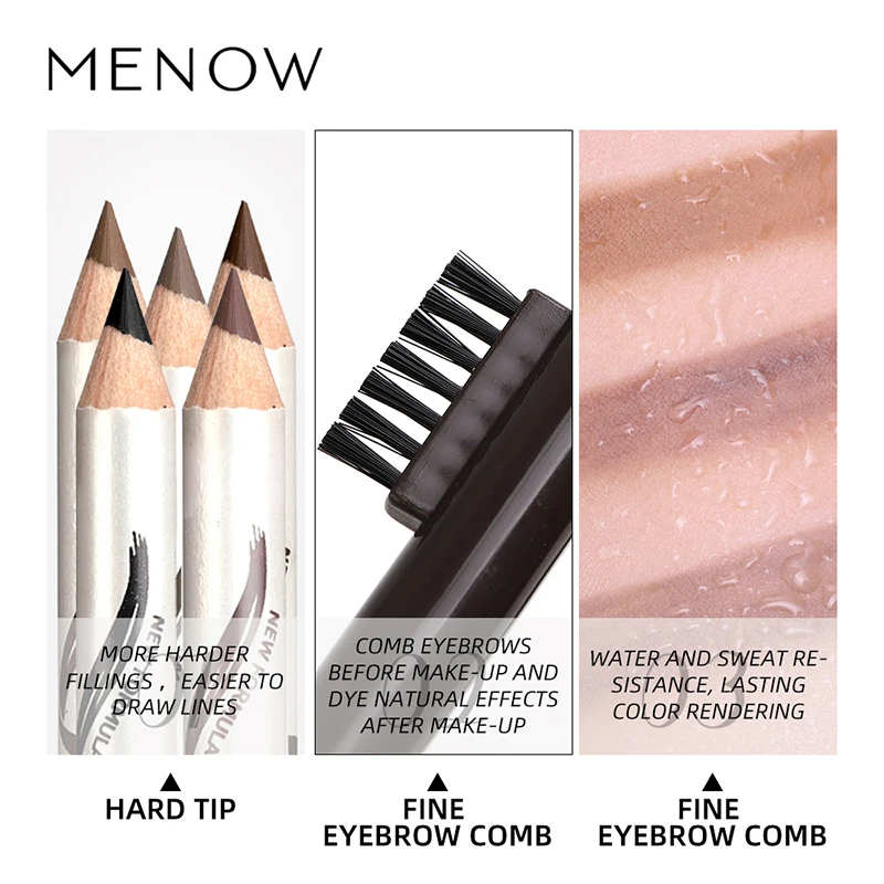 1 PCS Waterproof Eyebrow Pencil 5 Colors Eyebrow Pen for Women Beauty Cosmetic Eyebrow Pencil Cosmetics Tool