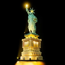 Vonado LED Lighting Set for 21042 Statue of Liberty Collectible Bricks Toy Light Kit, Not Included the Building Model