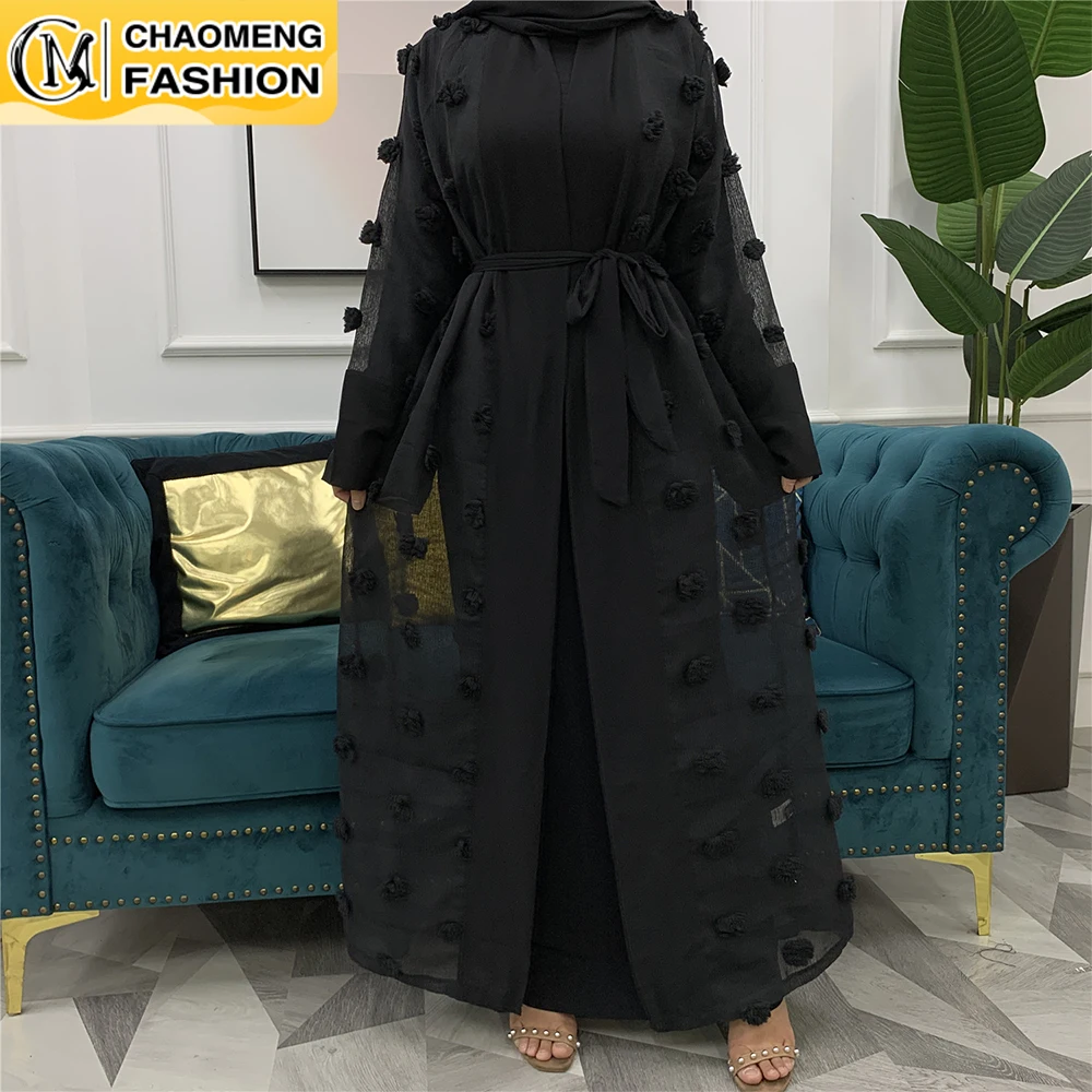 Ramadan Eid Mubarak Fashion Kimono Dubai Abaya Kaftan Turkish Islamic Clothing Muslim For Women Cardigan Robe Musulman De Mode