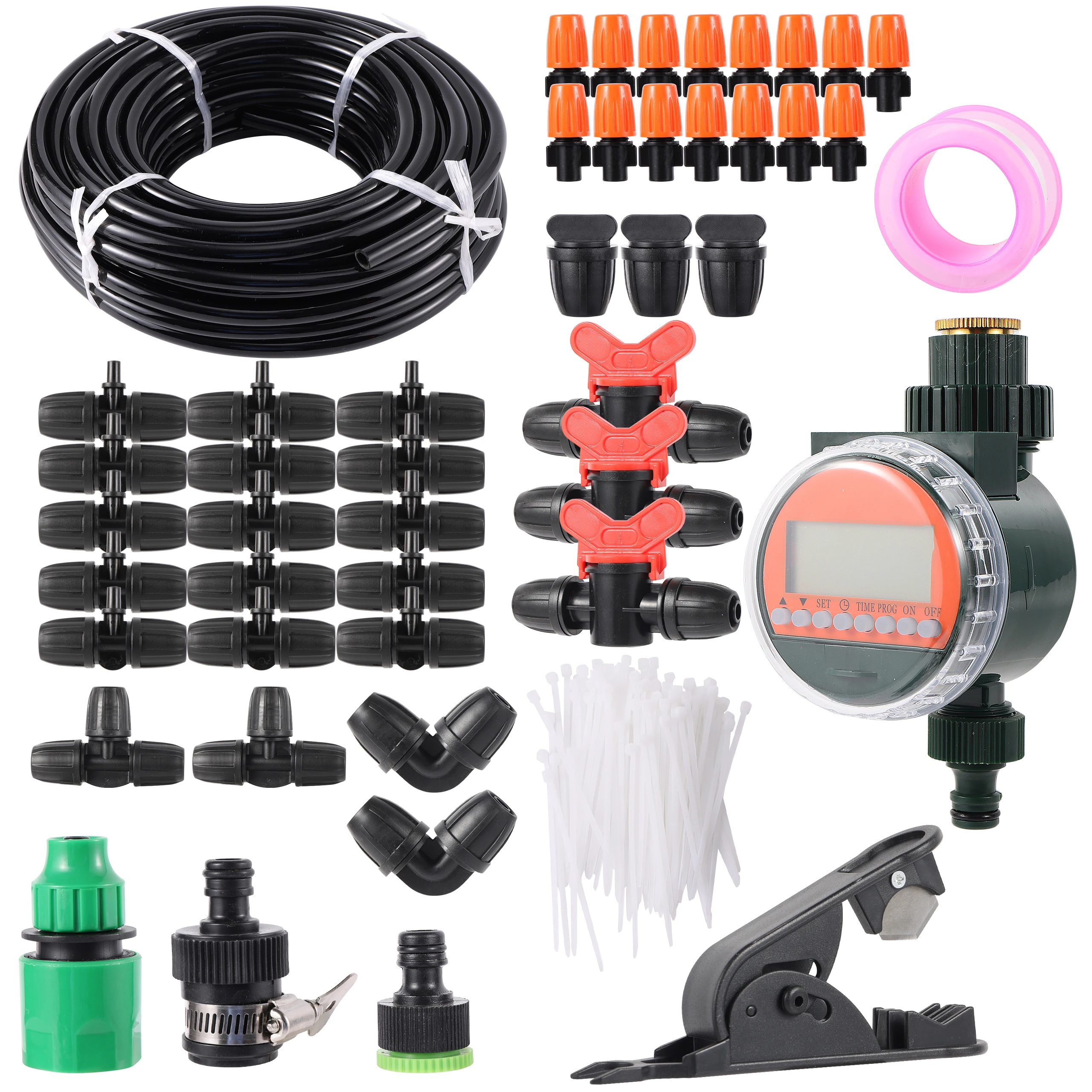 

Home Garden Intelligent Rain Sensor Water Timer Atomization Sprayer Kit Automatic Adjustable Irrigation Watering Kit 5/10/15m