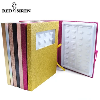 16 쌍 래쉬 도서 샘플 디스플레이 속눈썹 상자 패키지 메이크업 빈 래쉬 포장 공급 업체