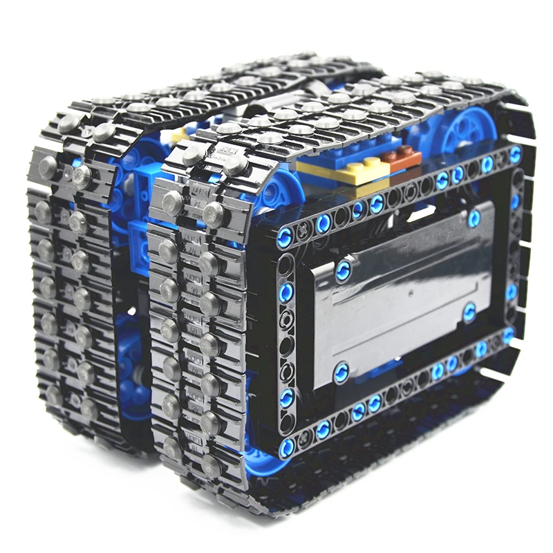 Building Blocks MOC Technical Compact Tracked Cube (RC) compatible with Lego For boys toy (Designer by martijnnab)