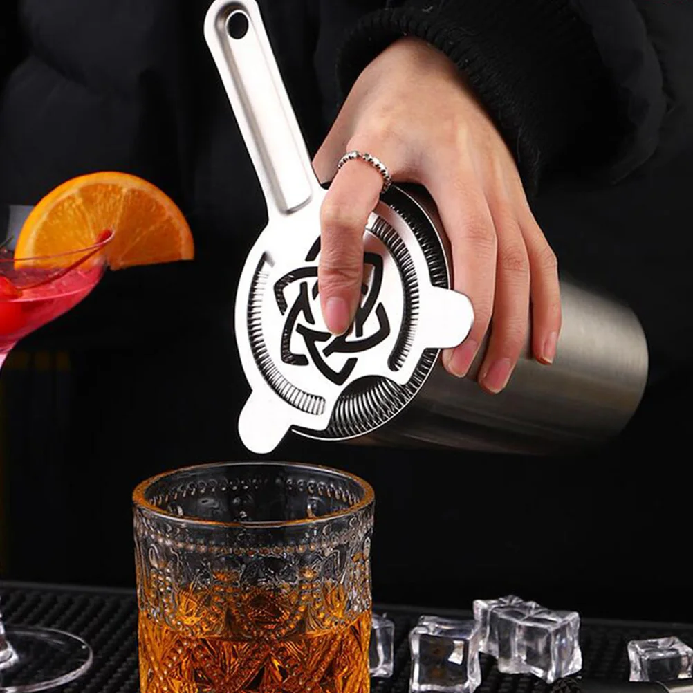 Stainless Steel Cocktail Strainer Ice Filter Shaker Ice Wire Mixed Drink Colander Professional Bartender Bar Tools