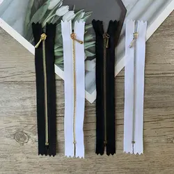 Sales 16 Styles High Quality 10cm/12cm Handmade Sewing Scrapbooking Mini Zipper Garment Applique Doll Clothing Zippers