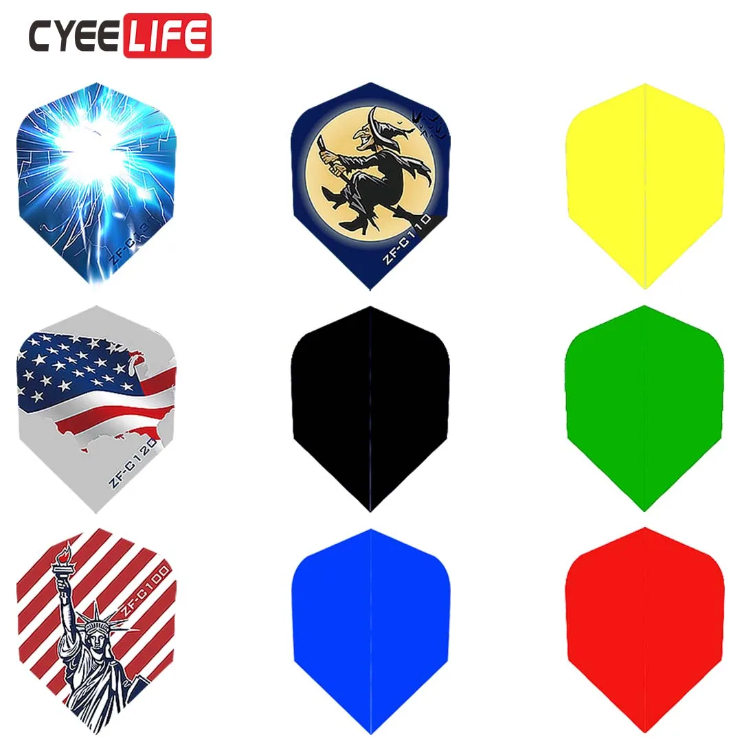 

Дротика CyeeLife разноцветная из ПЭТ, летная искусственная кожа, 30 шт.