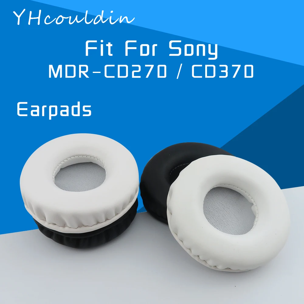 ソニーcd270cd370 MDR-CD270 MDR-CD370ヘッドフォンアクセサリー交換用レザー用yhcouldinイヤパッド
