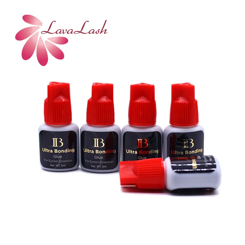 

5 Bottles IB Ibeauty Ultra Bonding Glue Red Cap 5ml for Eyelash Extension Makeup Tool Novice Practice Korea Beauty Shop Original