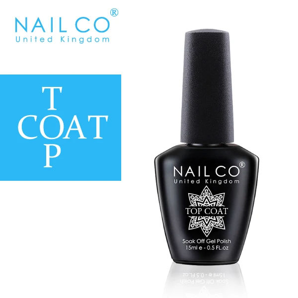 NAILCO 15ML Top coat Base coat Gel nail polish nails art Semi Permanent Lacquer Varnish Hybrid nail supplies for professionals