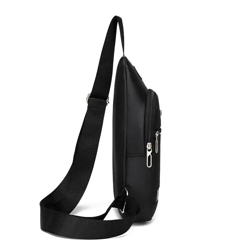 Men Anti Theft Chest Bag Male Earphone Bag Chest Pack School Summer Crossbody Bags