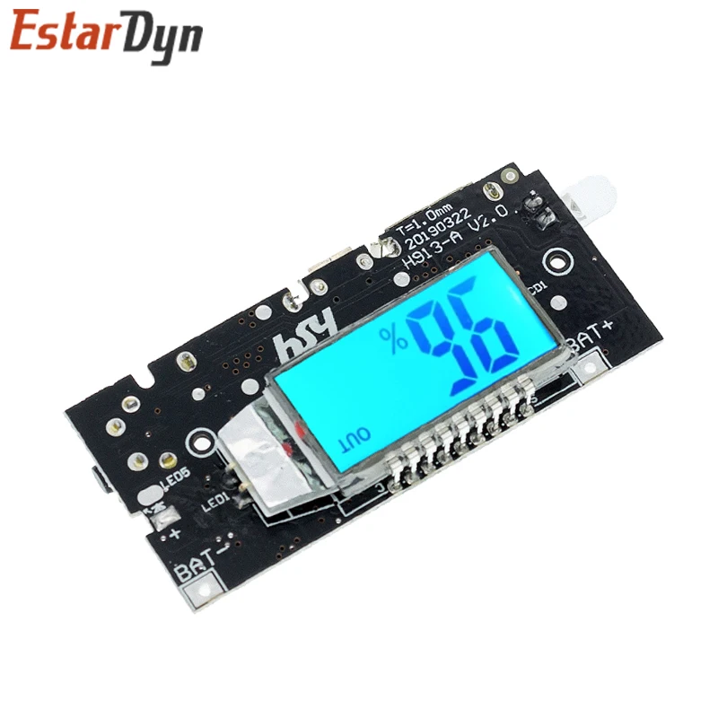 Dual USB 5V 1A 2.1A Mobile Power Bank 18650 Battery Charger PCB Power Module Accessories For Phone DIY New LED LCD Module Board