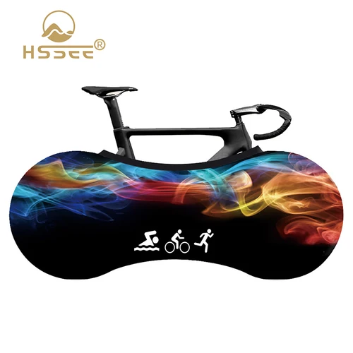 Imagen 1 del producto HSSEE-funda protectora para bicicleta, fibra elástica de alta calidad, 26 ""-29"", 700C, cubierta antipolvo para interiores, accesorios para bicicleta