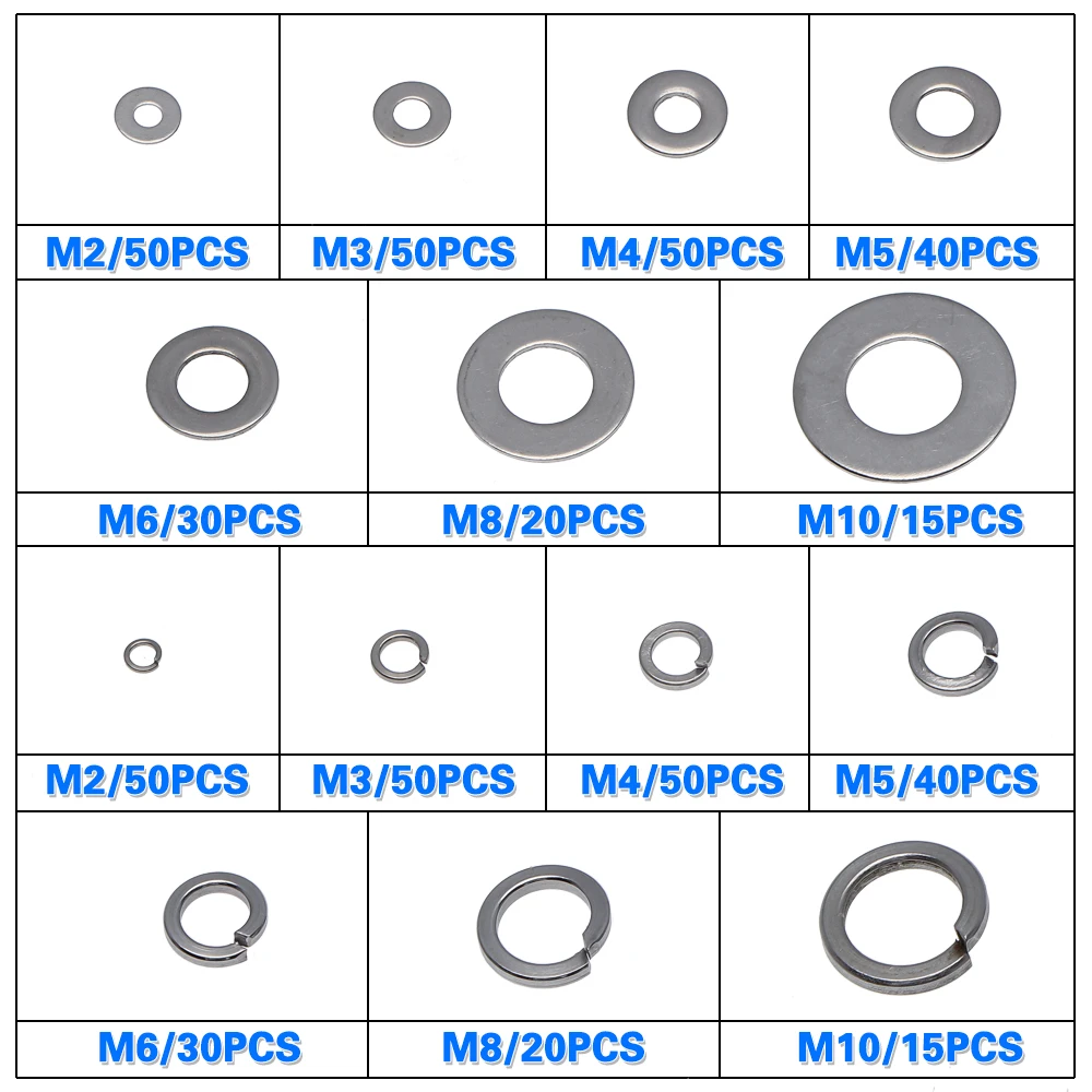 400/510 Viên Phẳng Thép Không Gỉ Máy Giặt Đệm Hút Bùn Inox Cắm Dầu Cho Thuyền Nghiền Nát Phẳng Cói Vòng Công Cụ Phần Cứng phụ Kiện