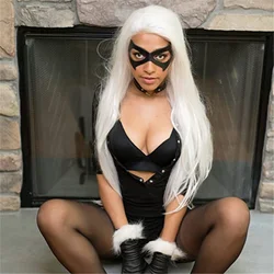 Hero Halloween Cosplay Masks PU Leather Party Women Black Cat Eye Mask Costume Sexy Blindfold Girl Costume Accessory Takerlama
