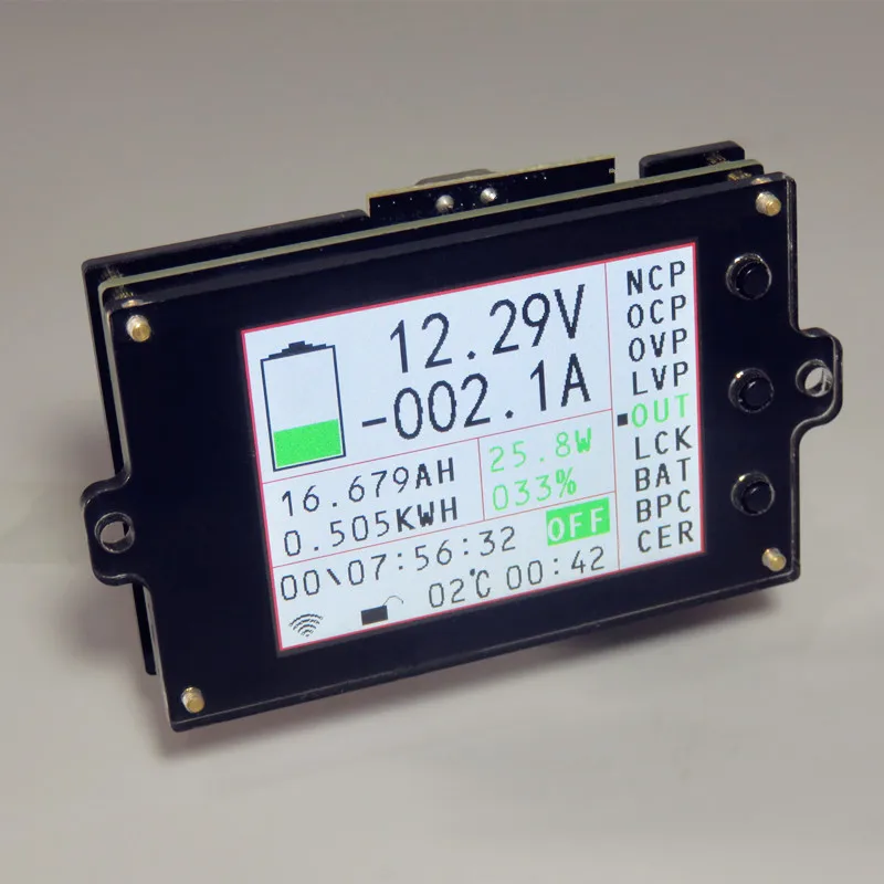 

DC 500V Multimeter Digital Voltmeter Ammeter Battery Charging Coulometer Power Energy Watt Volt Amps Voltage Meters