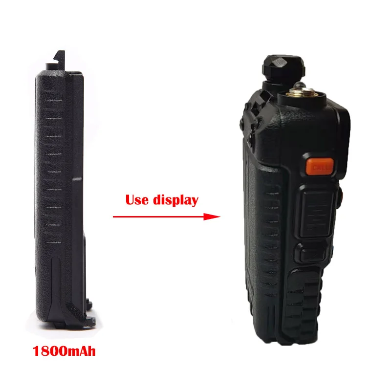 BL-5 Baofeng Walkie Talkie UV-5R Batteria 1800/3800mAh Li-Ion per UV5R Radio bidirezionale Originale/Lunghezza/Più Spessa Opzionale