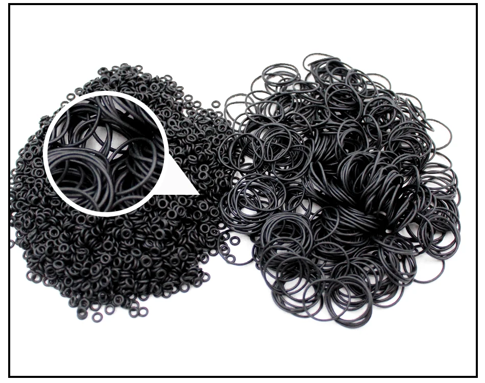 CS1.2/2/4mm OD5-200mm NBR O Ring Seal Gasket Thickness Oil And Wear Resistant Automobile Petrol Nitrile Rubber O-Ring Waterproof
