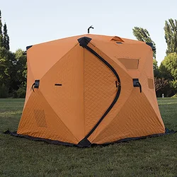 Automatic Ice Fishing Tent, Thicken Warm Dressing Toilet, Bathing Tents, Outdoor Camping, Large Tent, Plus Cotton, 2-3 People