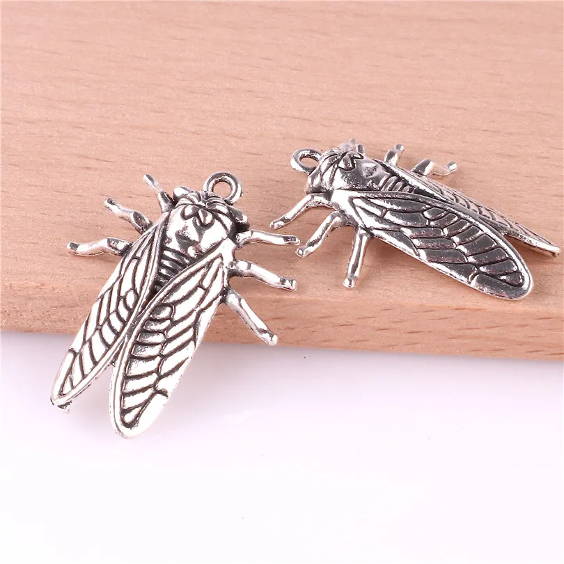 20pcs Cicada Charms for DIY Jewelry Making