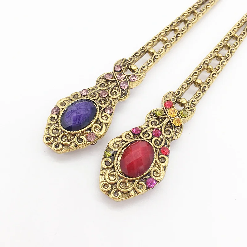 1 قطعة الكريستال معدن الشعر عصا Vintage دبوس الشعر بسيطة اكسسوارات Vintage دبوس الشعر للنساء مأدبة الشعر مجوهرات