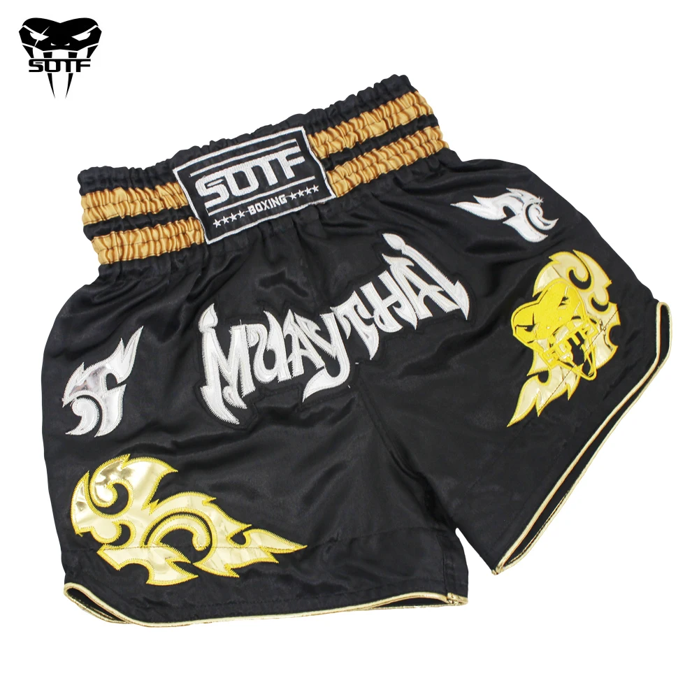 MMA guantoni da boxe per il fitness sport Tiger Muay Thai Fitness MMA traspirante pantaloncini da boxe pugno di pantaloni da corsa combatte a buon