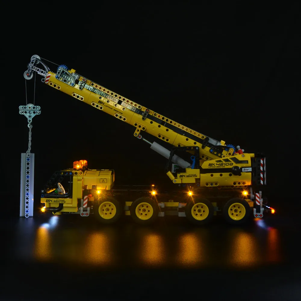 EASYLITE LED Light Set For 42108 Mobile Crane DIY Toys Building Blocks Bricks Only Lighting Kit Not Include Model