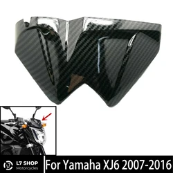 Motorcycle Parts Instrument Cover Fairing ABS Injection Parts For YAMAHA XJ6 2007-2016 Carbon Fiber Color
