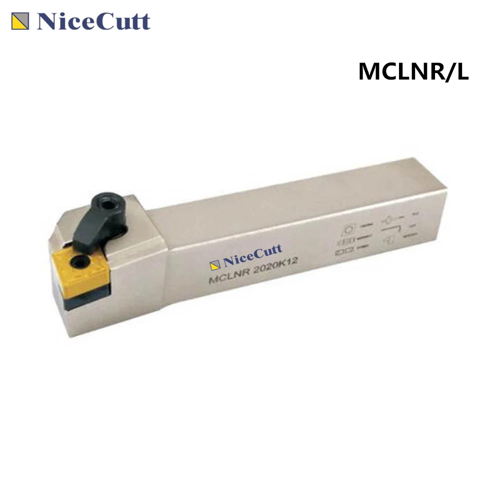 Nicecutt  MCLNR1616H12 MCLNR2020K12 MCLNR2525M12 External Turning Tools Holder For CNMG1204 Carbide Turning Insert