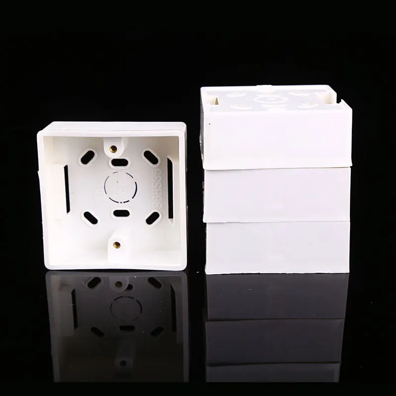 30pcs Bottom Box Outlet 86 Type Bottom Box Switch Socket Panel Junction Box Offline Box Wall Mount Base