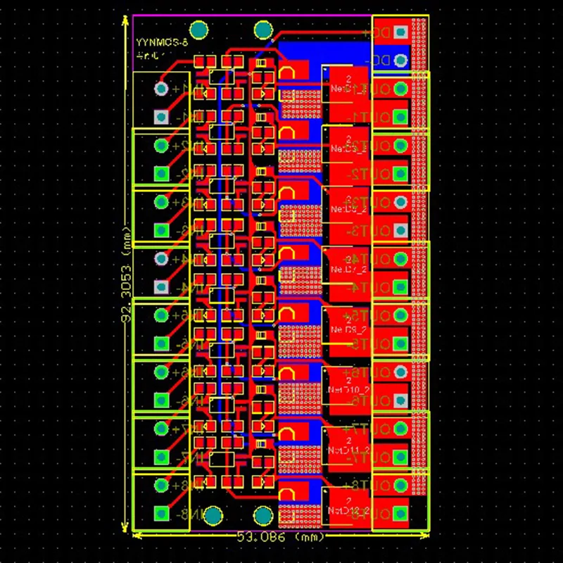 4-8 Channel MOS Tube / FET Module PLC Amplifier Board / Drive Module Optocoupler Isolation DC