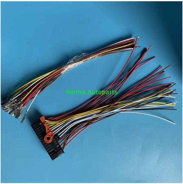 

1/ 2/5/10 pcs Guard against theft defensive alarm Anti Theft 28 pin connector 1K0 937 702C 14&16AWG 25cm wire or without wire