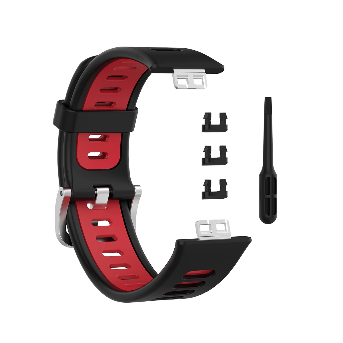 حزام ساعة من السيليكون لساعة Huawei Watch Fit ملحقات سوار الساعة الذكية الأصلية لسوار المعصم Huawei fit مع أداة